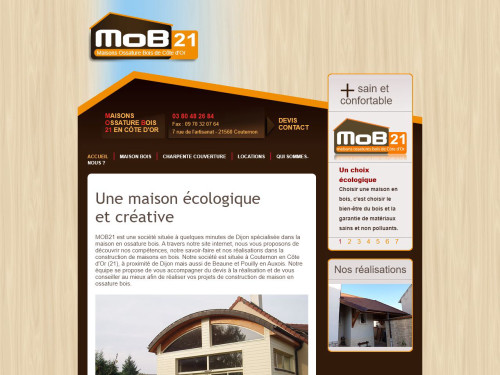 constructeur batisseur maison ossature bois en Bourgogne avec isolant naturel démarche écologique RT 2020