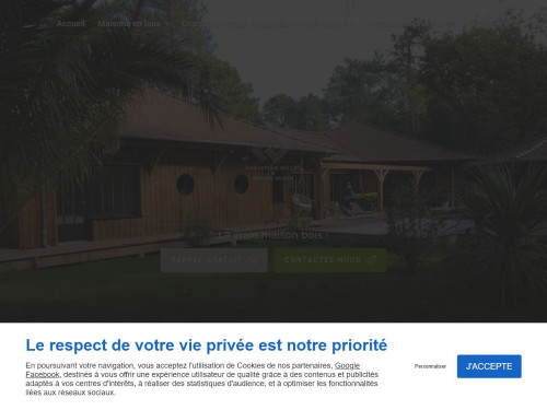 acheter structure ossature bois murs pour autoconstruction Poitou Charentes