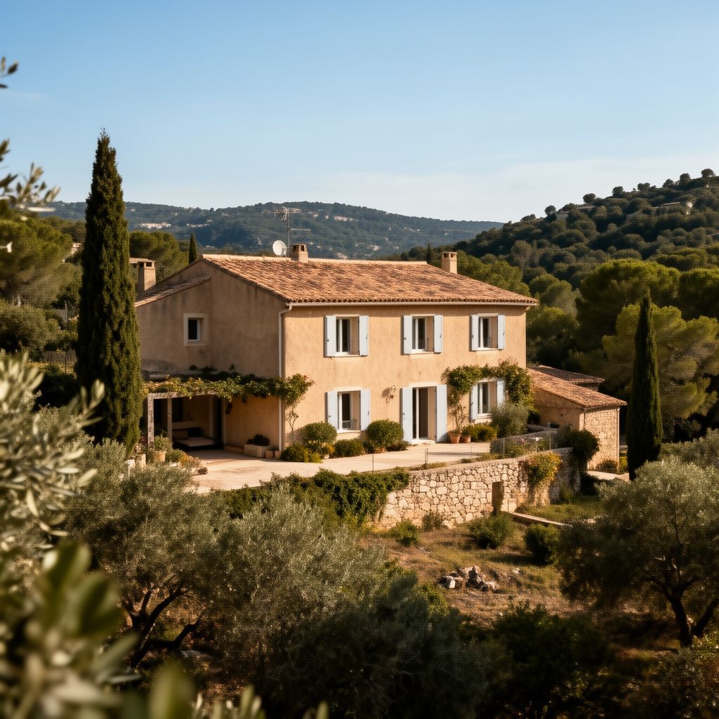 Une maison héraultaise dans la campagne