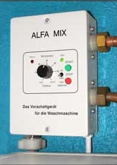 alfa-mix pour utilisation eau chaude solaire avec machine à laver le linge