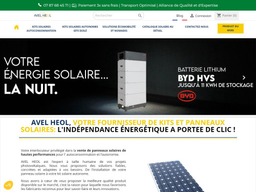 solaire thermique photovoltaïque éolienne Bretagne Finistère Avel Heol