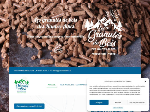 logo Les granulés de bois des Hautes-Alpes