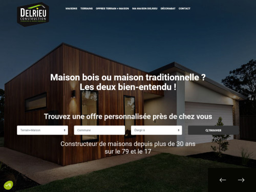Constructeur MOB bioclimatiques en Poitou Charente, Deux sèvre, Vienne, Vendée Delrieu construction
