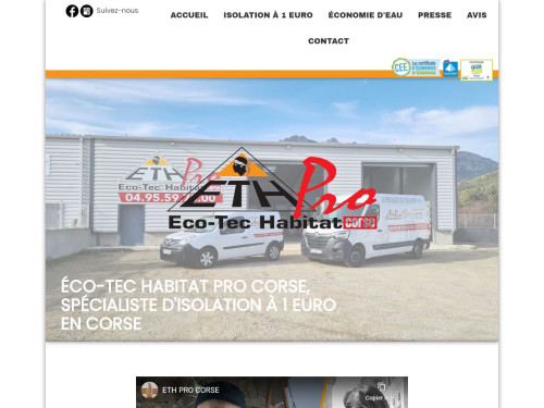 logo Eco-Tec Habitat Corse