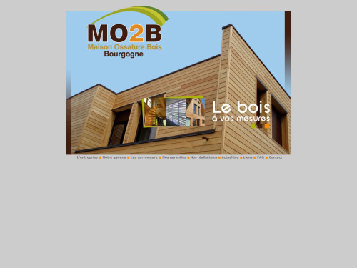 maison ossature bois basse consommation bioclimatique en Bourgogne