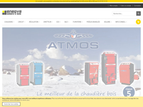 acheter en ligne kits solaires thermique, silo stockage granulés, vannes trois voies, Laddomat 21