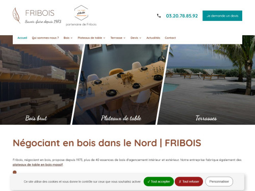 bardage bois massif tropicaux exotiques huile terrasse Fribois S.A