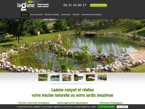 piscine biologique à épuration naturelle, assainissement eau de pluie Lagune