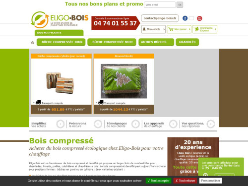granulés de bois Cogra DIN+ en région, livraison France Eligo-Bois